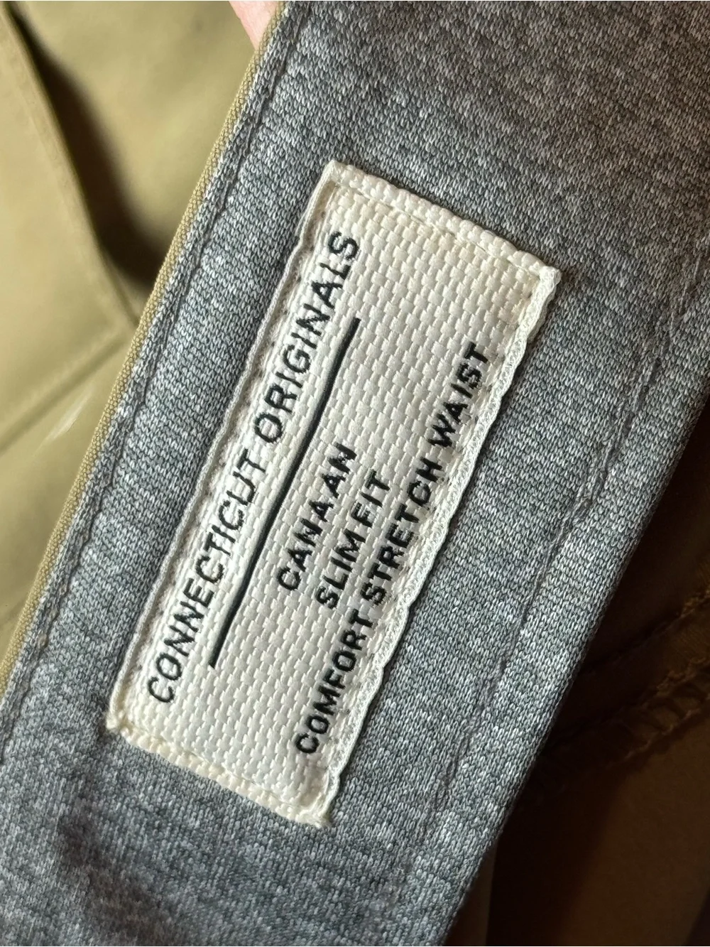 NWT Tailor Vintage Khaki Performance Tech Comfort Stretch Pant 38x32